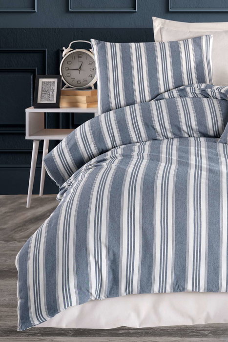 L'essentiel linge de maison Soft Line - Azul Marino L'essentiel linge de maison Soft Line - Azul Marino
